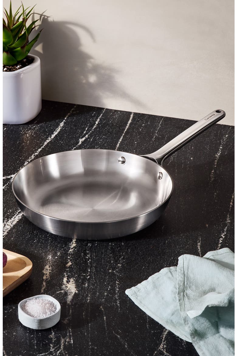 Stainless Steel Fry Pan, Alternate, color, STAINLESS STEEL