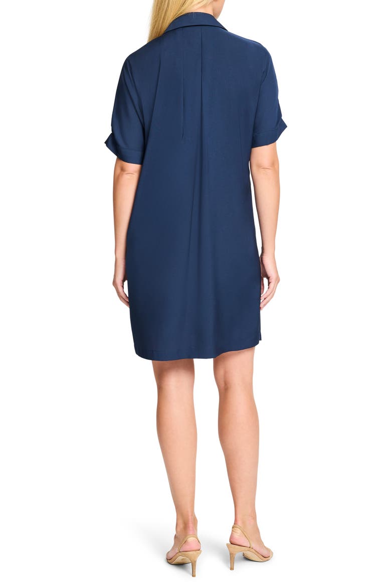 Devon Short Sleeve Shirtdress, Alternate, color, DARK INDIGO