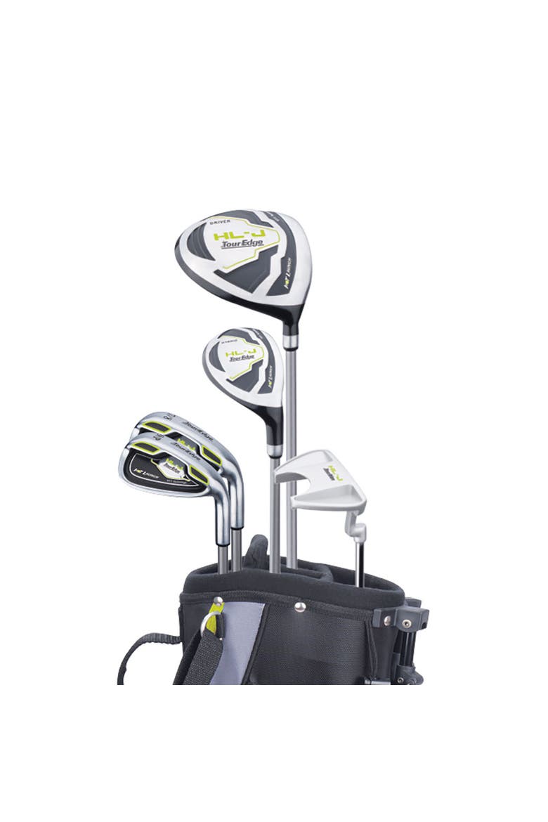 Hot Launch 7-10 yrs Green Junior Complete Golf Set - Green / Right Hand, Alternate, color, Black