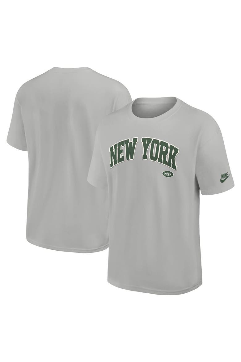 Men's Nike  Silver New York Jets Rewind Max90 Statement T-Shirt, Main, color, Silver