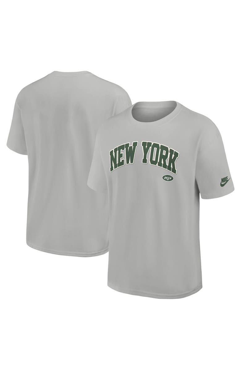 Nike Men's Nike  Silver New York Jets Rewind Max90 Statement T-Shirt, Main, color, Silver