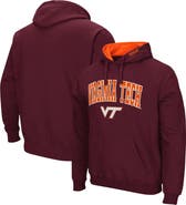 COLOSSEUM Men's Colosseum Maroon Virginia Tech Hokies Arch & Logo 3.0 Pullover Hoodie
