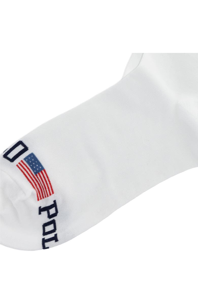 Polo Ralph Lauren Polo Bear Crew Socks, Alternate, color, White