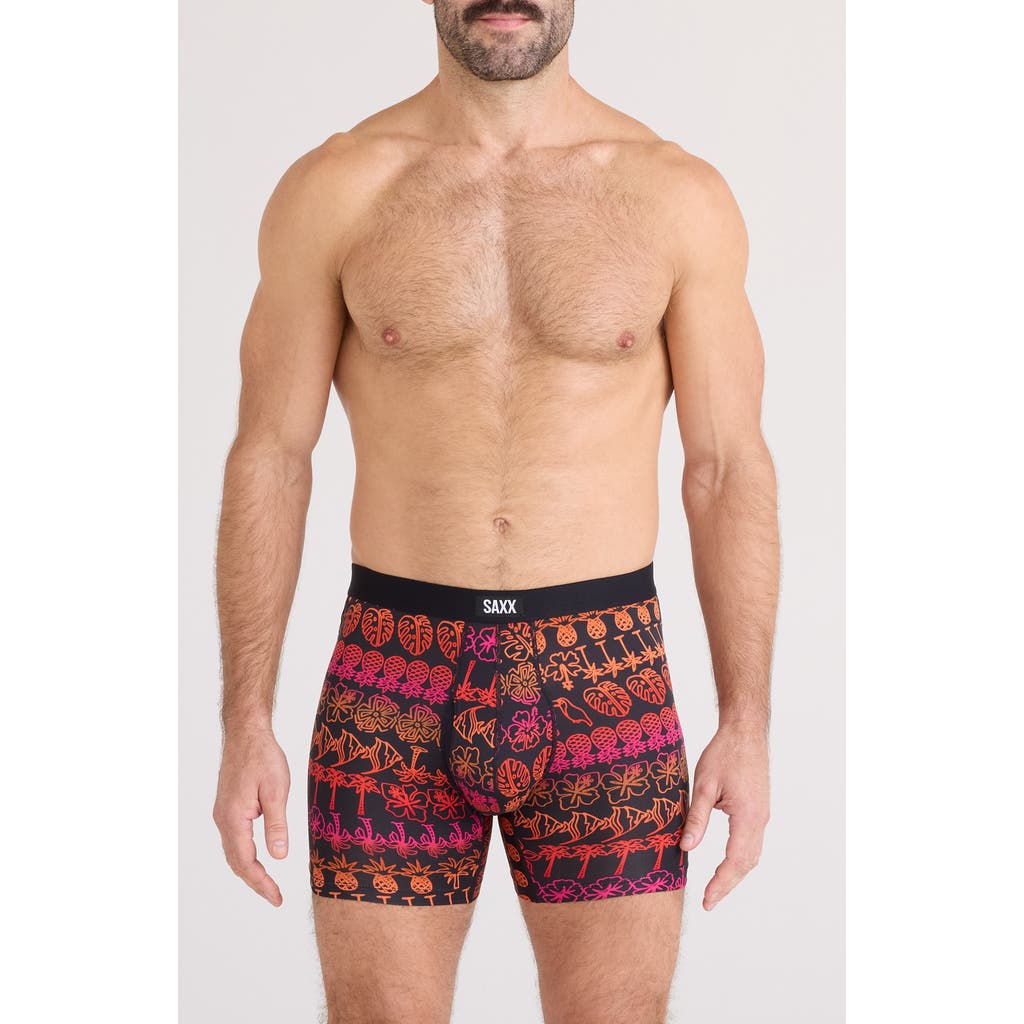 Saxx Daytripper Comfort Stretch Boxer Briefs In Brown