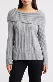 Princess Polly Snowie Off the Shoulder Sweater