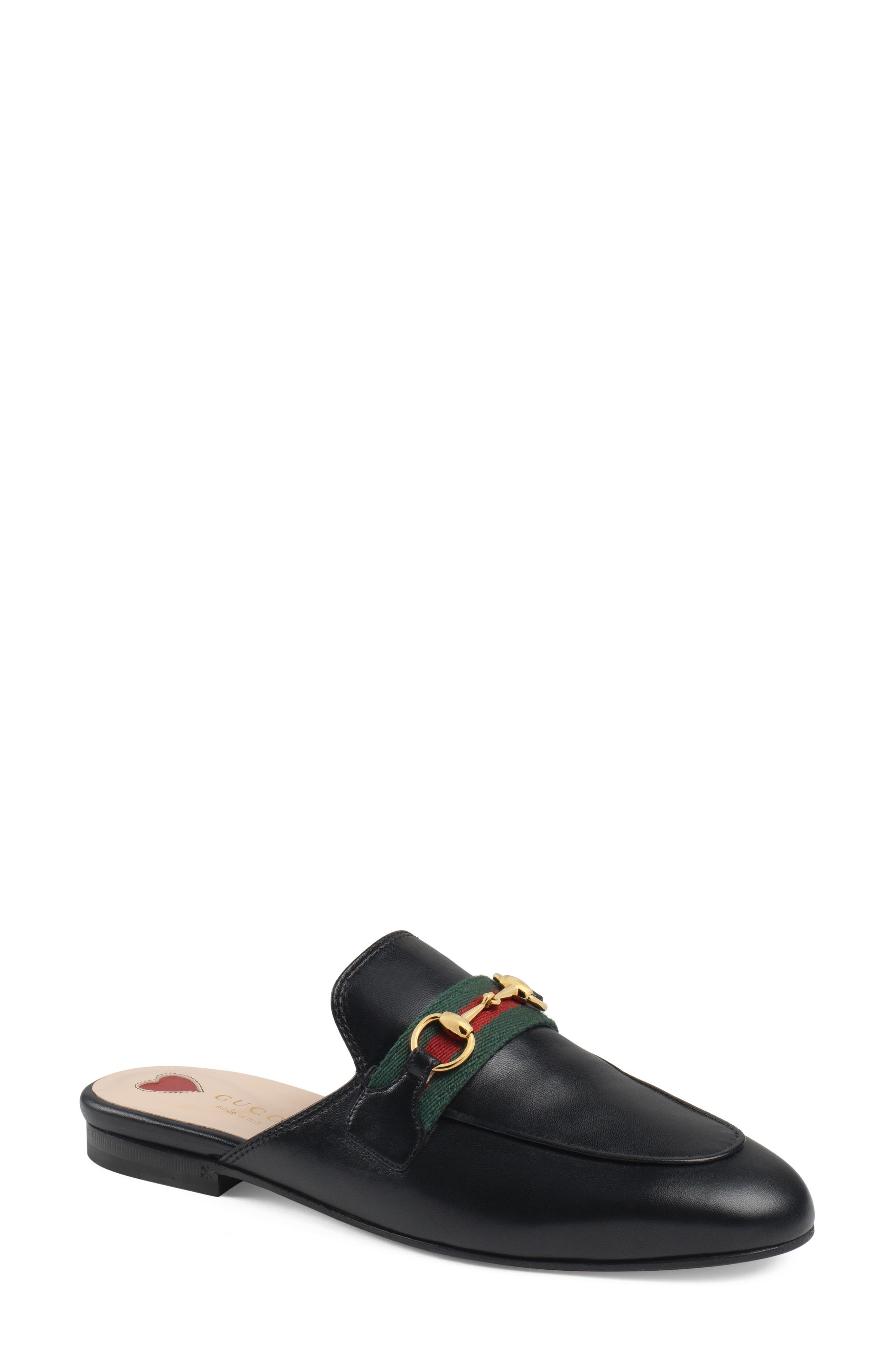 Princetown Mule, Main, color, BLACK/ GREEN/ RED