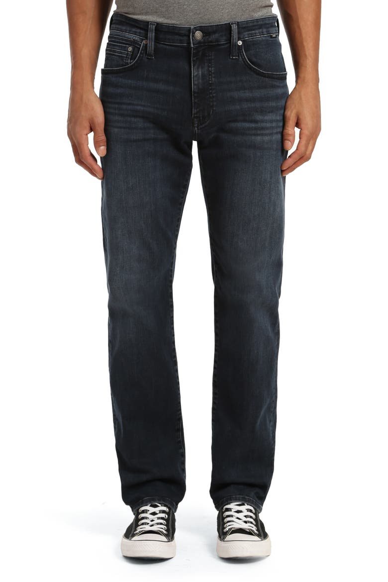 Zach Straight Leg Jeans, Main, color, MID TONAL INK