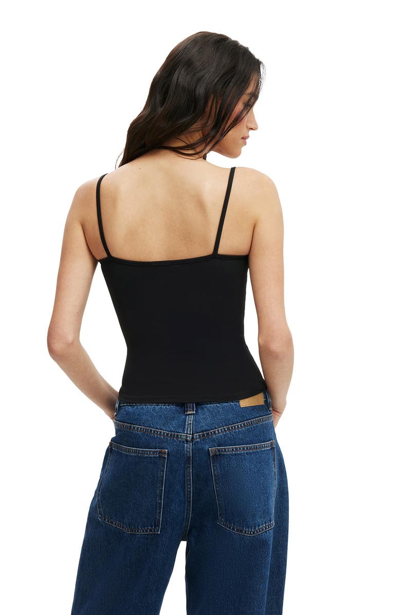 Cotton On Women's Hold Me Cami, Alternate, color, Black