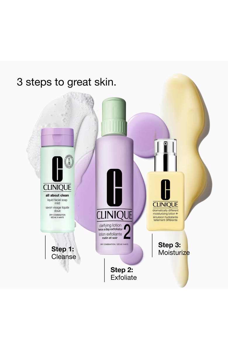 Clinique Great Skin Everywhere Skincare Gift Set for Dry/Combination Skin $120 Value, Alternate, color,
