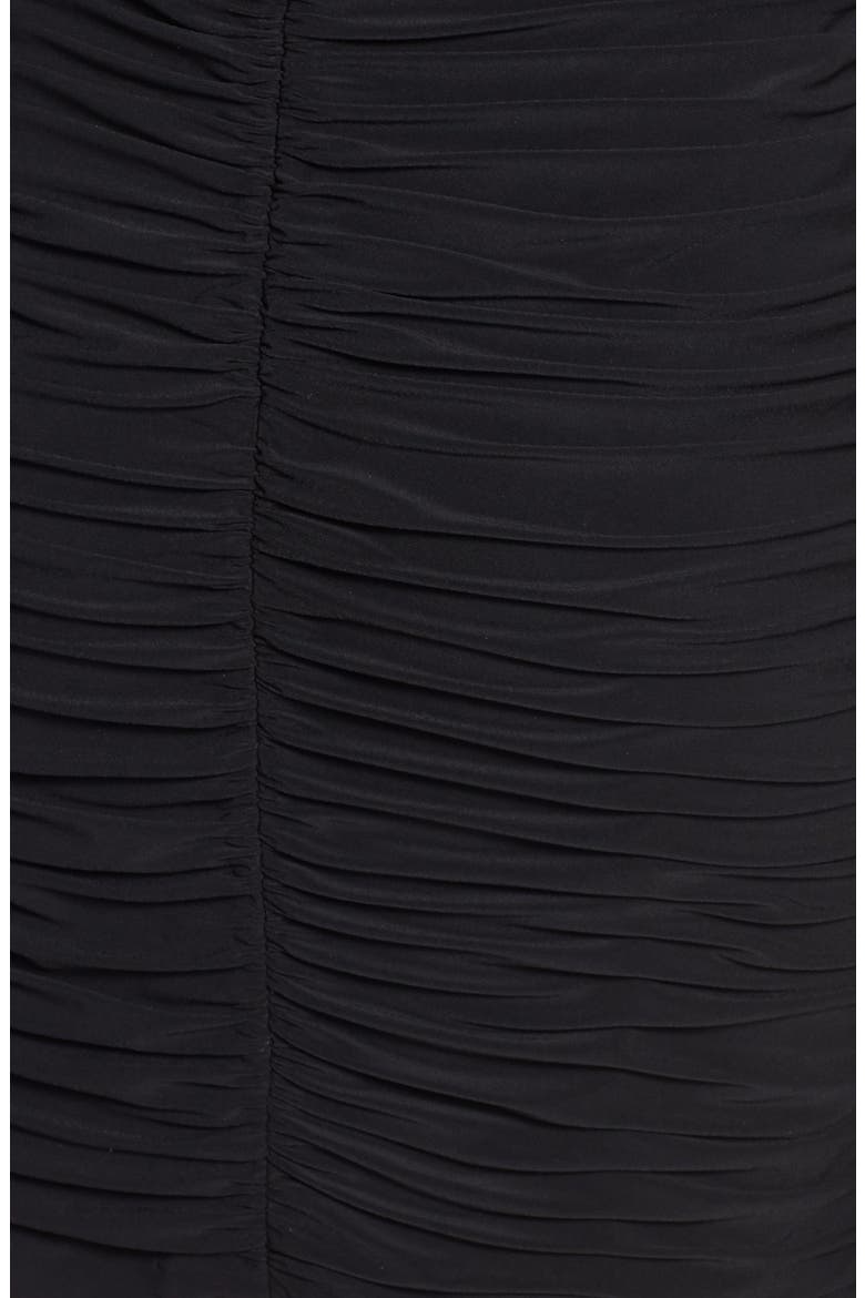 Shirred Jersey Blouson Dress, Alternate, color, BLACK