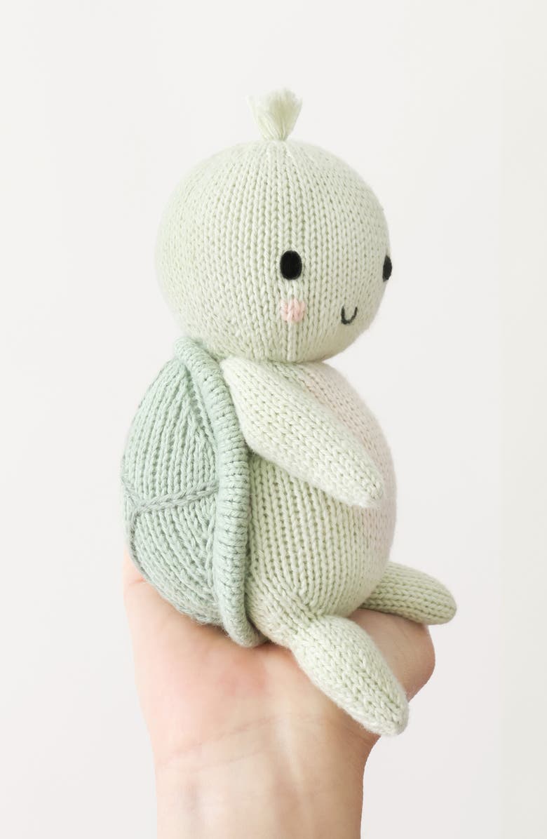 cuddle+kind Baby Turtle Stuffed Animal, Alternate, color, Green