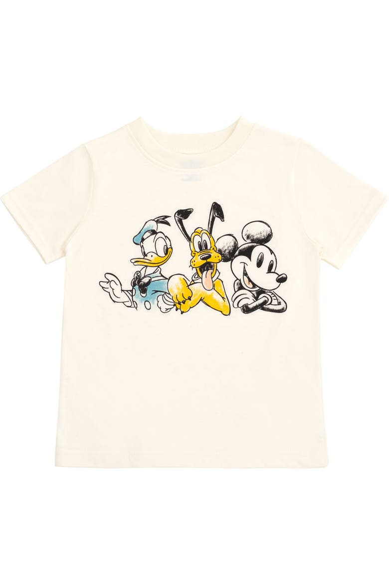 Mickey Mouse Button-Down Shirt, Tee and Shorts Set, Alternate, color, Sage Mickey Friends