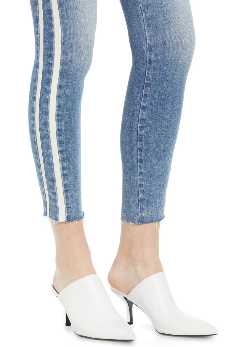 7 For All Mankind® Side Stripe Ankle Skinny Jeans, Alternate, color, SLOANE VINTAGE