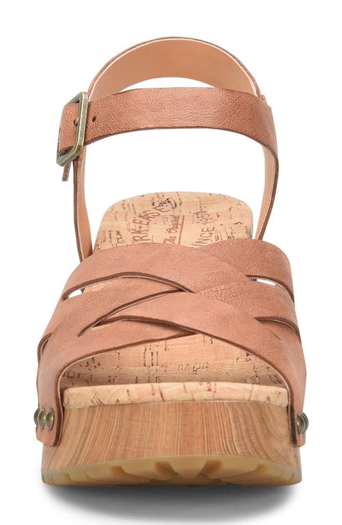 Kork-ease ® Tia Ankle Strap Sandal In Brown F/g