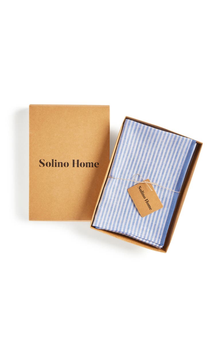 Solino Home Linen Dinner Napkins - Carmine, 20" x 20", Alternate, color, 