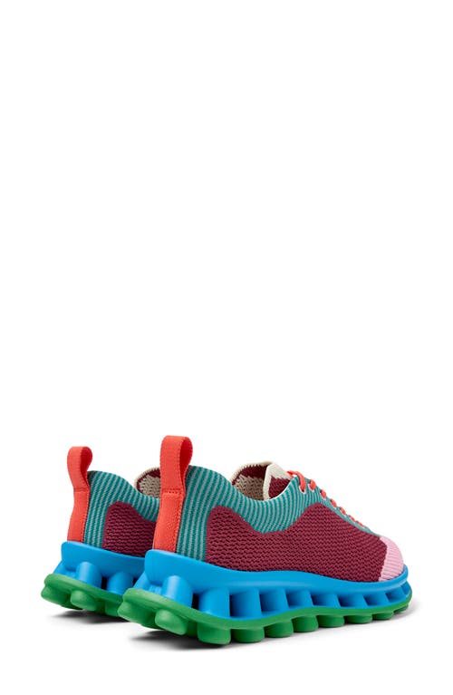 Camper By Sunnei Sneaker In Burgundy Multi