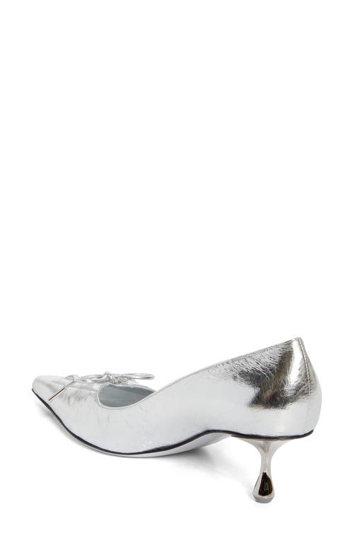 Jimmy Choo Scarlett Pointed Toe Pump In Silver