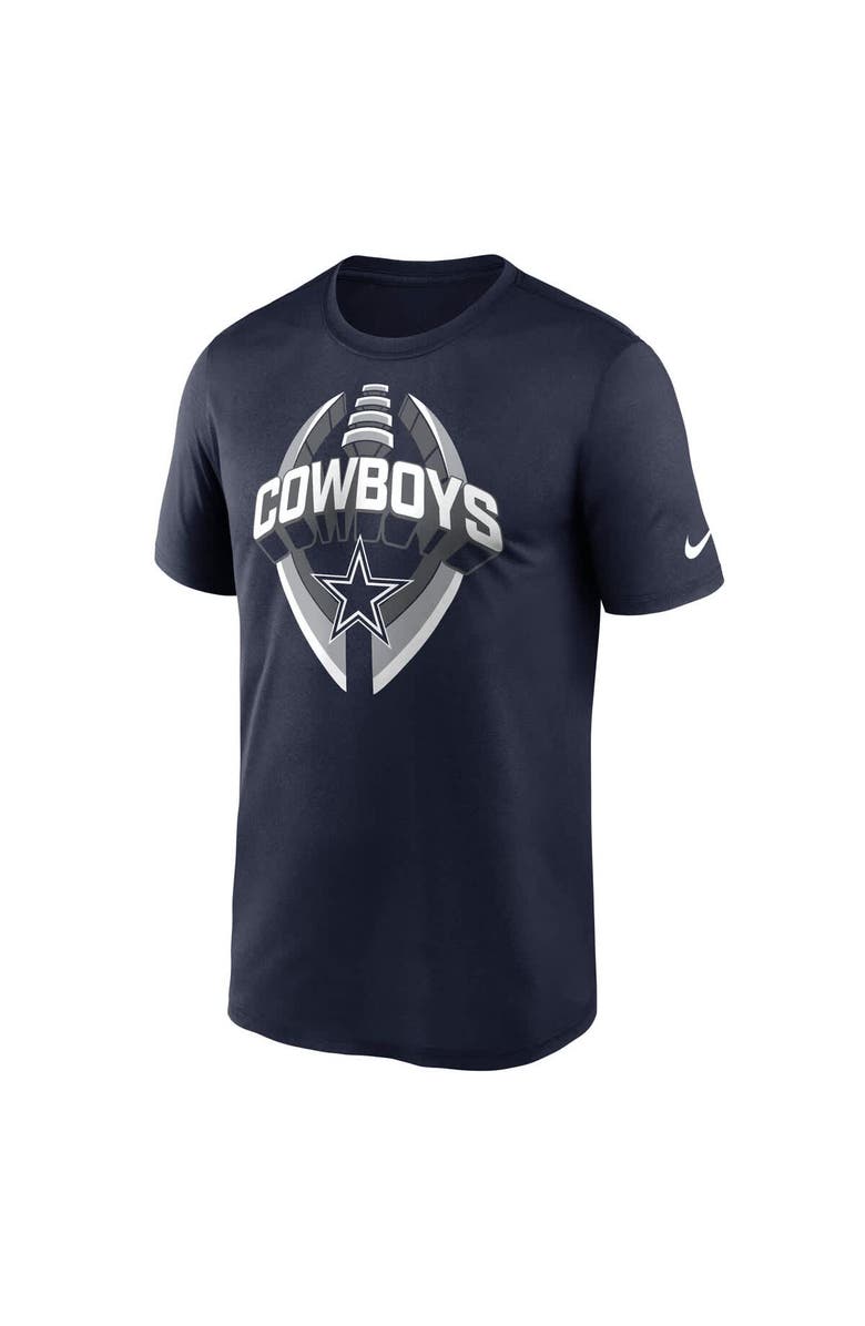 Nike Men's Nike Navy Dallas Cowboys Legend Icon Performance T-Shirt, Alternate, color, Navy