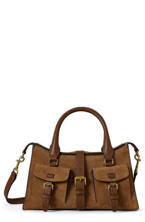 Small Roxanne Suede Crossbody Bag