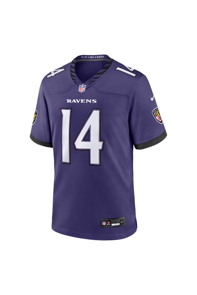 Men's Nike Kyle Hamilton Purple Baltimore Ravens Team Game Jersey, Alternate, color, Purple