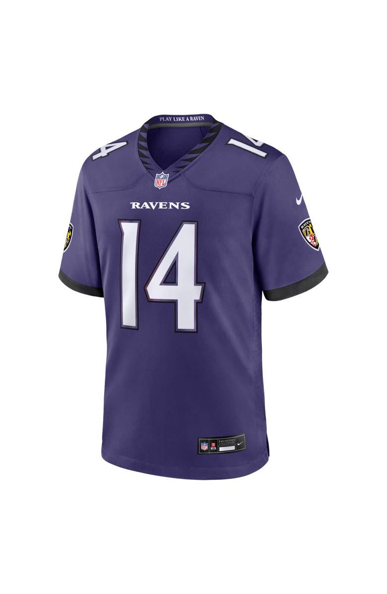 Nike Men's Nike Kyle Hamilton Purple Baltimore Ravens Team Game Jersey, Alternate, color, Purple