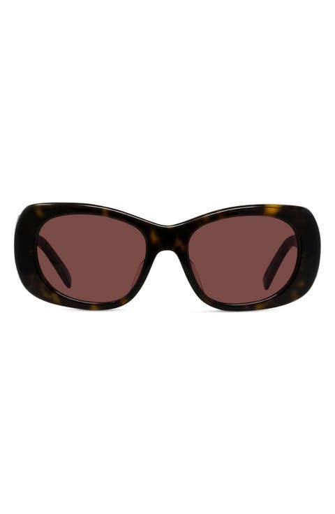 53mm Geometric Sunglasses