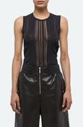 Helmut Lang Open Back Semisheer Sleeveless Sweater