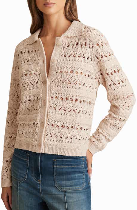 Reiss Cindy Crochet Cardigan