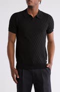 T.R. PREMIUM Short Sleeve Slim Fit Polo Sweater