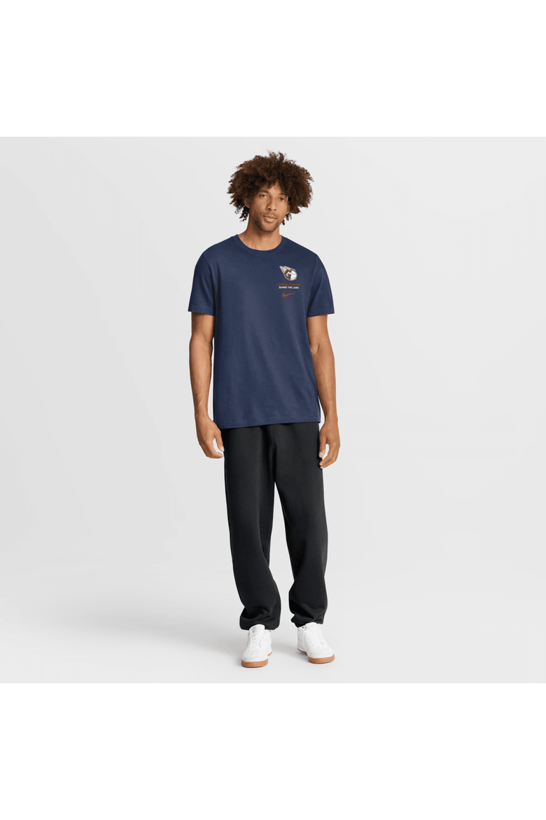Men's Nike Navy Cleveland Guardians Primetime 2-Hit T-Shirt, Alternate, color, Navy