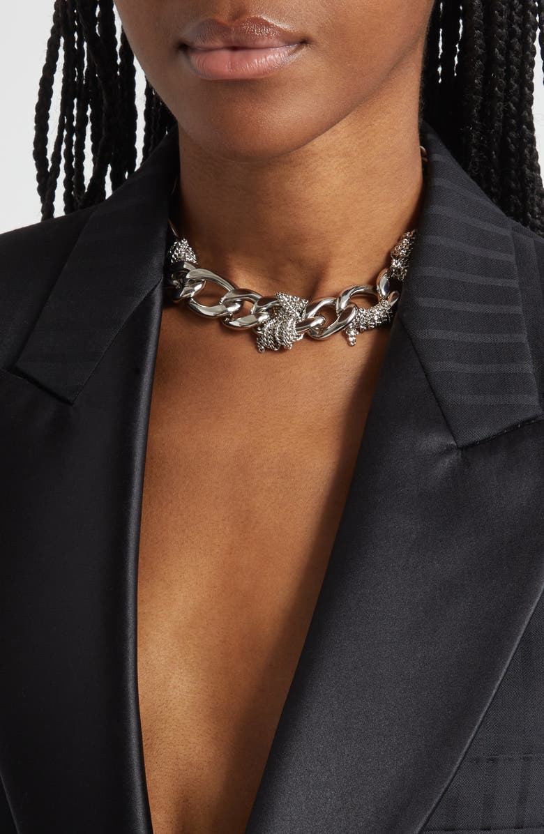 Justine Clenquet Betty Choker Necklace, Alternate, color, 