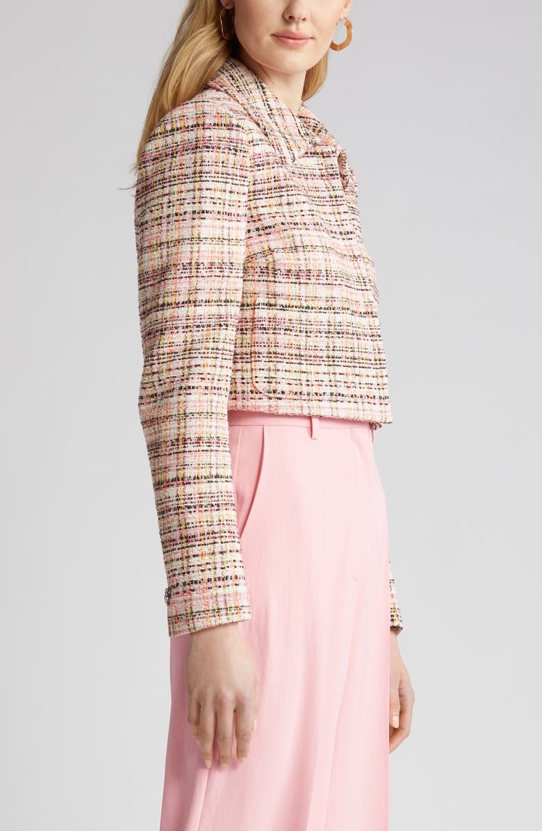 BOSS Jappa Tweed Crop Jacket, Alternate, color, 