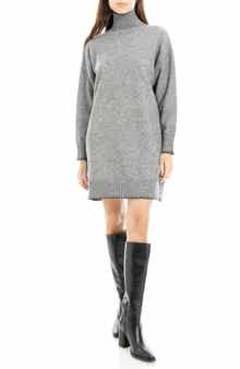 MAX STUDIO Long Sleeve Turtleneck Dress