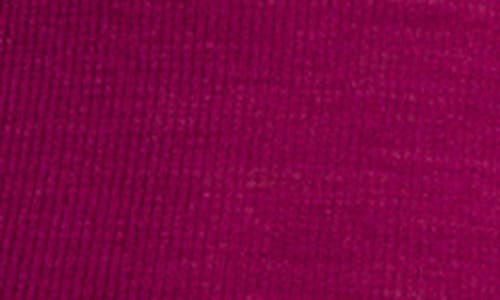 Hanro Lace Trim Merino Wool & Silk Rib Sleep Top In Pink