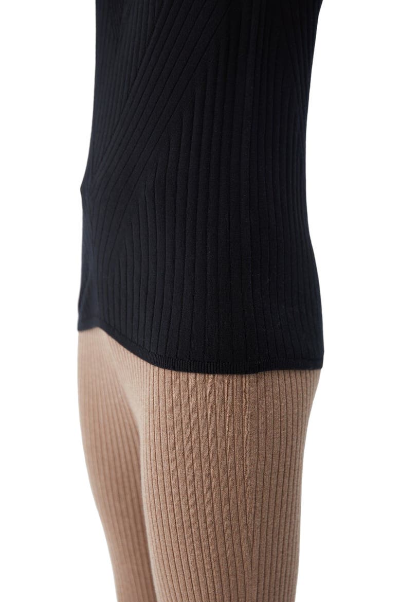 Sleeveless Silk Cashmere Top, Alternate, color, black
