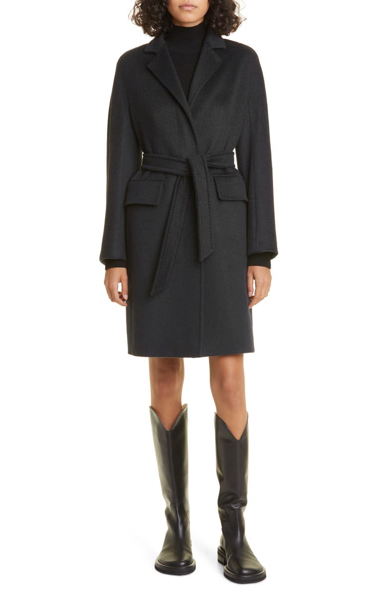 Max Mara Bingo Camel Hair Wrap Coat, Main, color, 