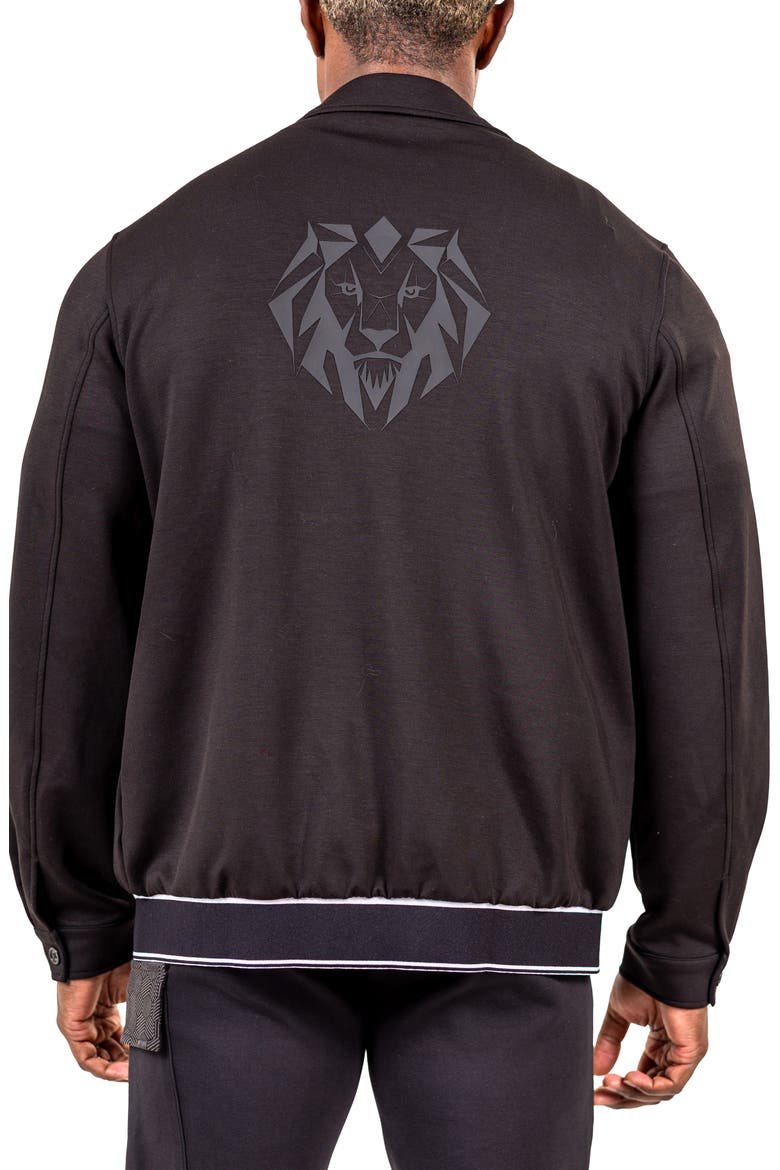 Marthyr Zip Sweater, Alternate, color, BLACK