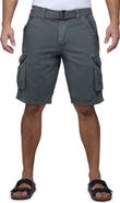 XRAY Belted Cotton Twill Cargo Shorts