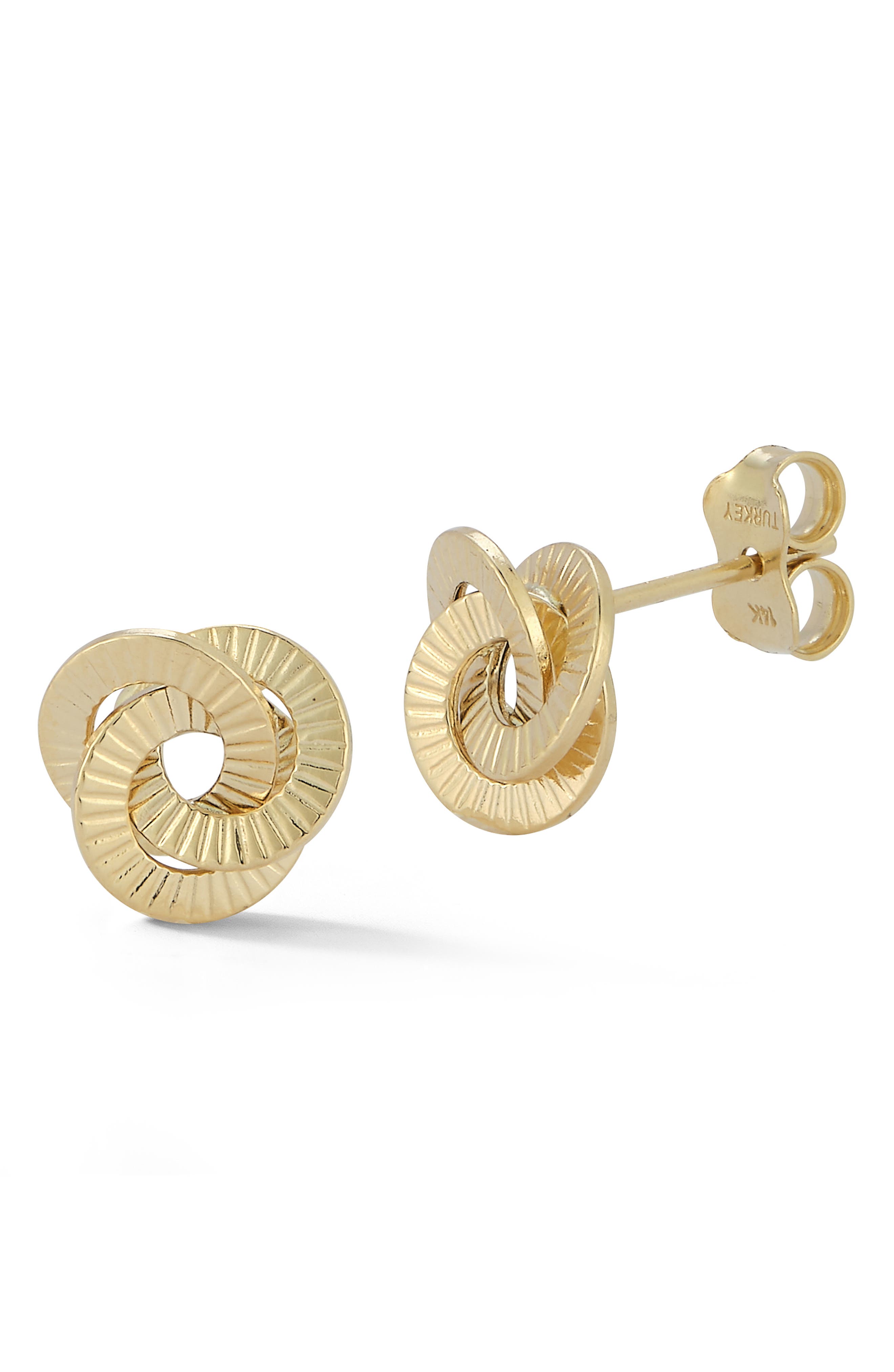 Ember Fine Jewelry 14K Love Knot Stud Earrings
