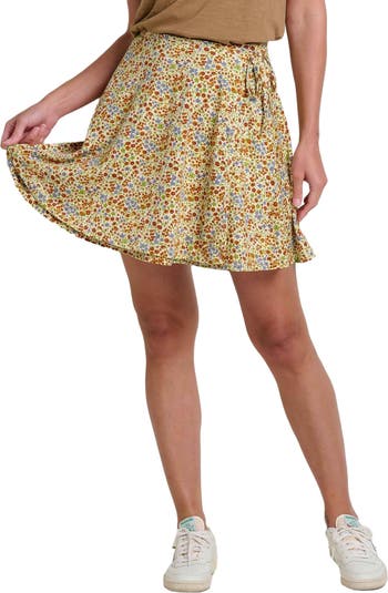 スカート S wrap flower skirt mini THEREDTHREAD Wrap Mini Skirt in Bandana Flower | Madewell