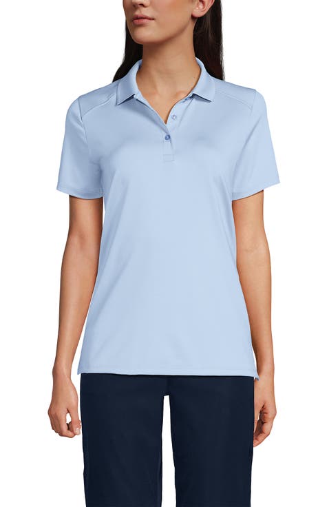 School Uniform  Short Sleeve Feminine Fit Rapid Dry Polo Shirt