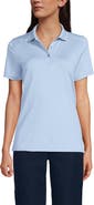 Lands' End School Uniform  Short Sleeve Feminine Fit Rapid Dry Polo Shirt