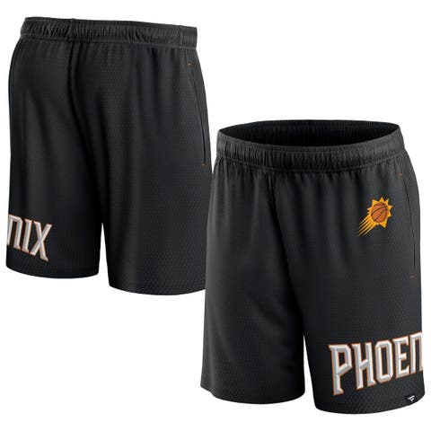 Men's Fanatics Branded Black Phoenix Suns Free Throw Mesh Shorts