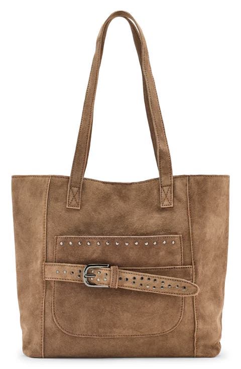 Studded Leather Shoulder Bag