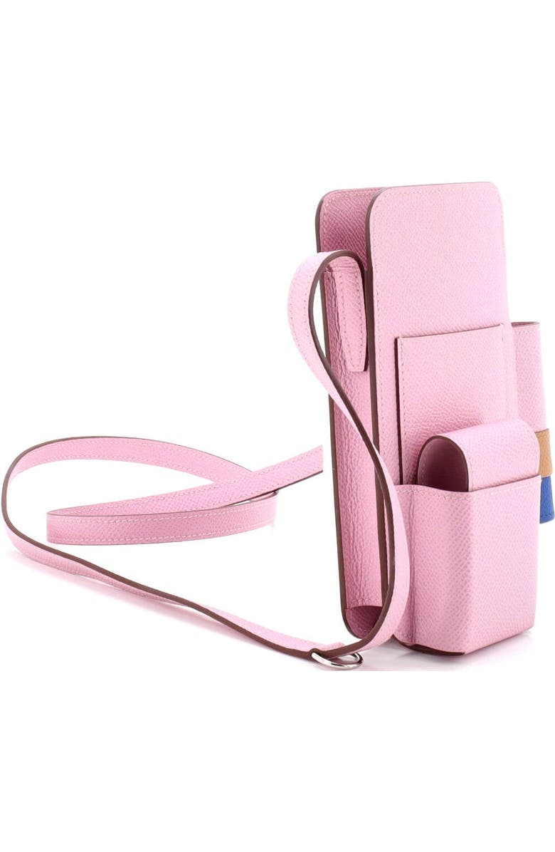 Pre-Owned Hermes Hermesway Phone Case Crossbody Bag Epsom, Alternate, color, Mauve Sylvestre