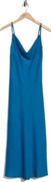 WEST K Hammered Satin Slipdress