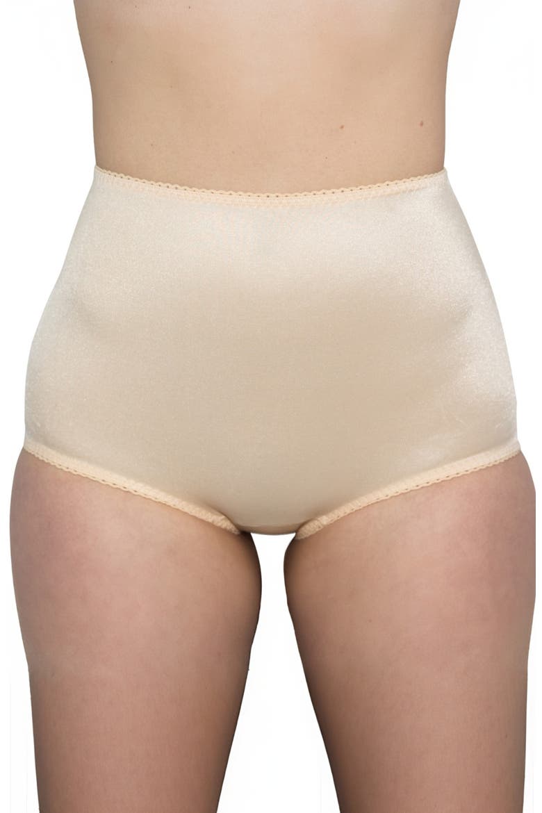 4-way Stretch Full Coverage Panty, Main, color, Beige