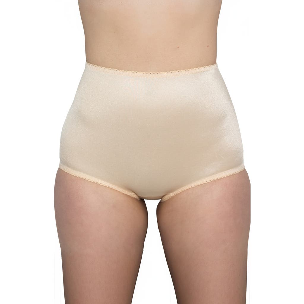 Rago 4-way Stretch Full Coverage Panty in Beige at Nordstrom, Size 26