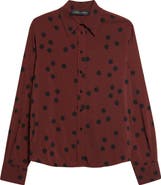 Proenza Schouler Paz Dot Print Button-Up Shirt