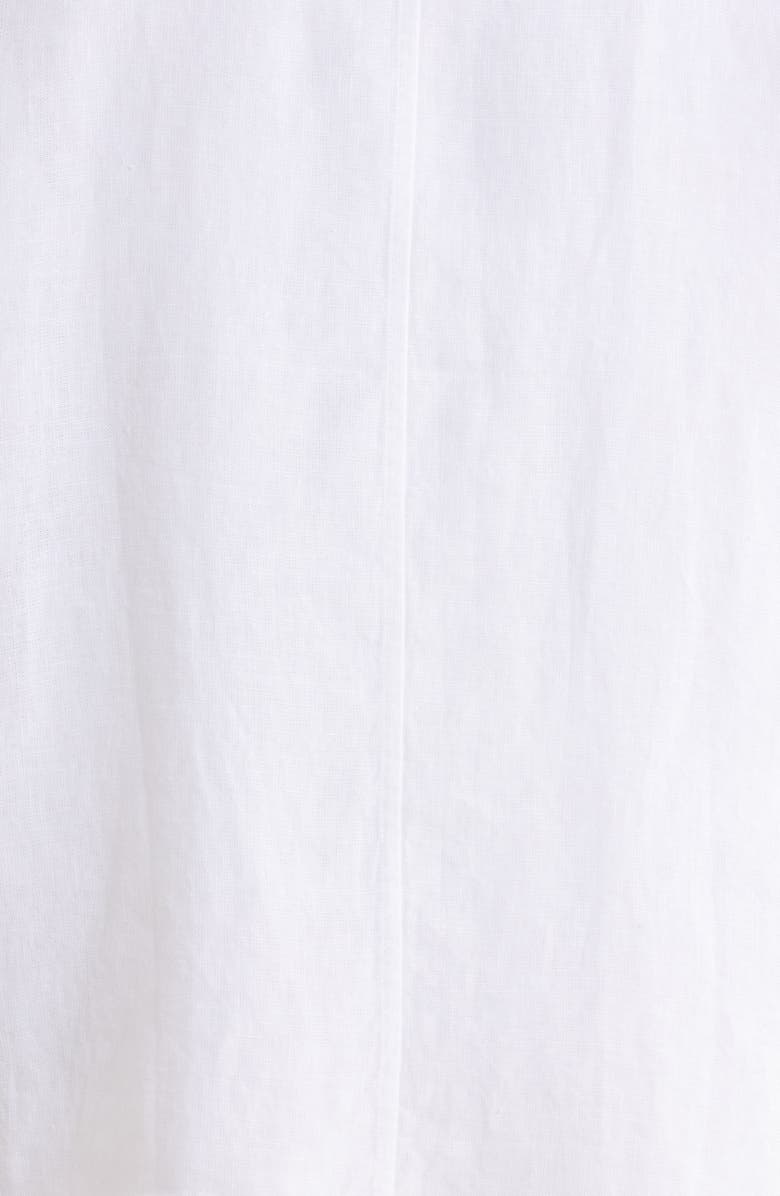 Eileen Fisher Open Front Organic Linen Jacket, Alternate, color, White